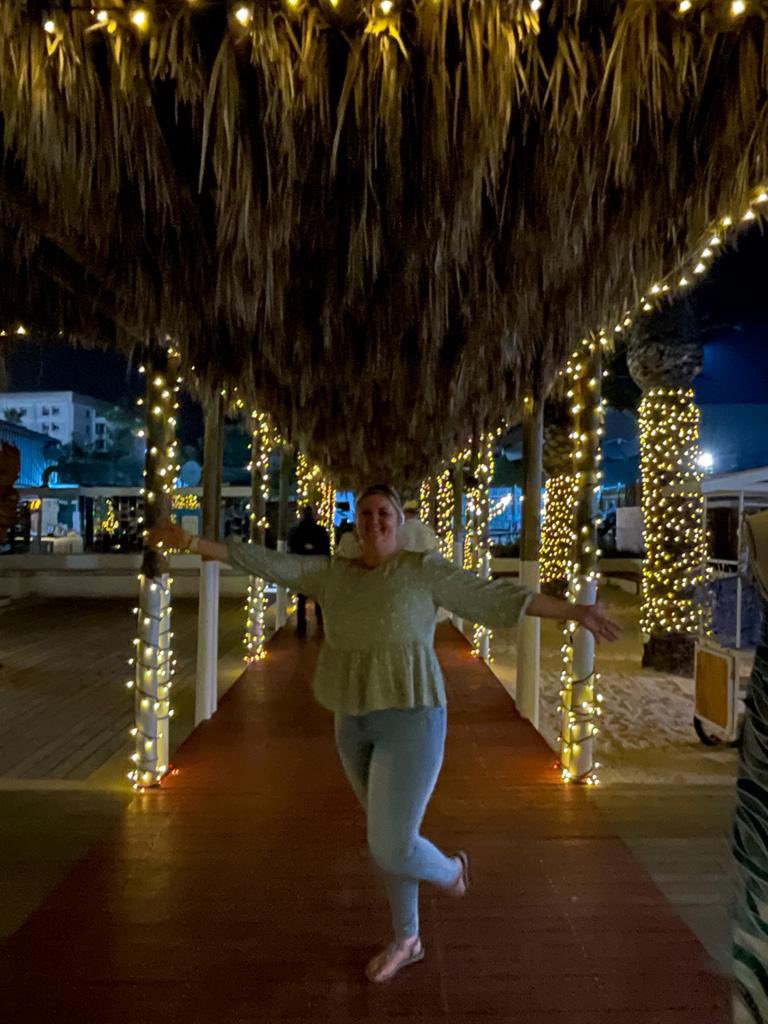 Happiness has no heights when adorned with fairy lights ✨