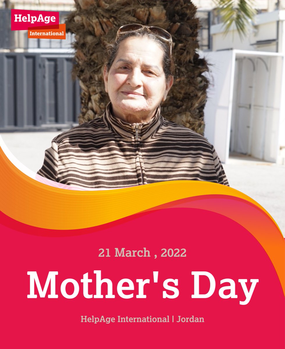 منظمة HelpAge International في الأردن تهنئ جميع الأمهات بعيد الأم وتتمنى لهم دوام الصحة والعافية. 
𝐇𝐚𝐩𝐩𝐲 𝐌𝐨𝐭𝐡𝐞𝐫’𝐬 𝐃𝐚𝐲 to all the Mothers in the world.💙🌺

#HelpAge_International #Jordan #MothersDay
#mothersday2022