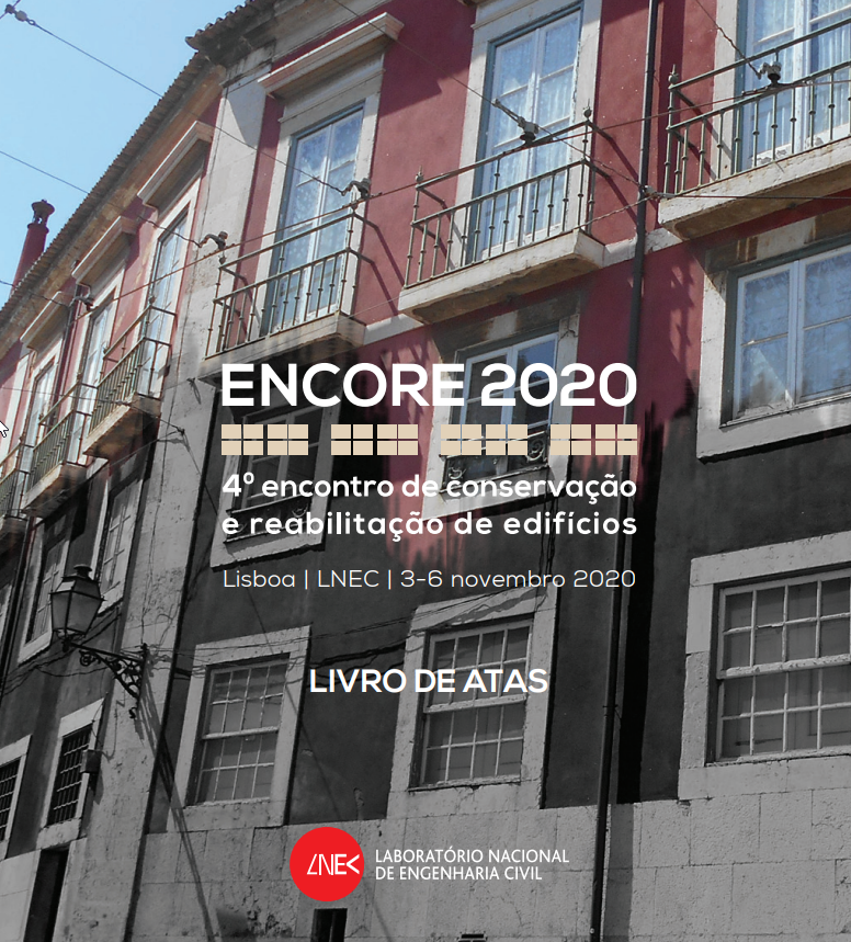 O e-book das Atas do 4º ENCORE - Encontro sobre Conservação e Reabilitação de Edifícios, realizado em novembro de 2020, já está disponível para ser descarregado e partilhado de forma gratuita por todos os interessados.

Aceda aqui:

doi.org/10.34638/yzys-…