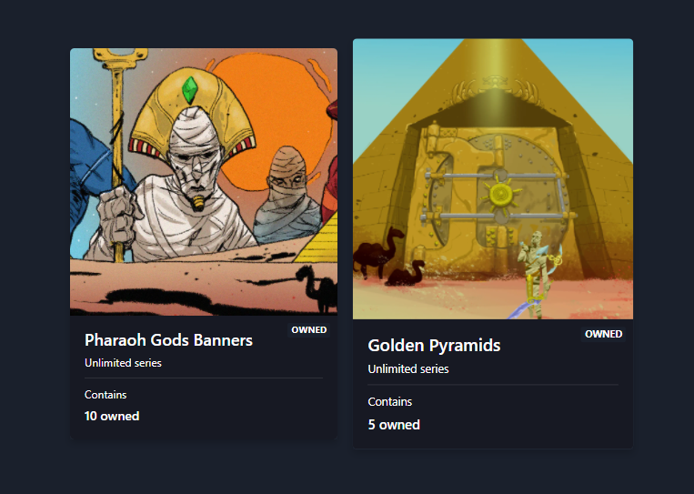 First steps on #Singular 2.0🎉

Pharaoh Gods banners and Golden Pyramids have been successfully minted

Reminder to the owners that they have to send us back the RMRK 1 NFTS if they want to receive them on RMRK 2 this time🔥🐪🔥