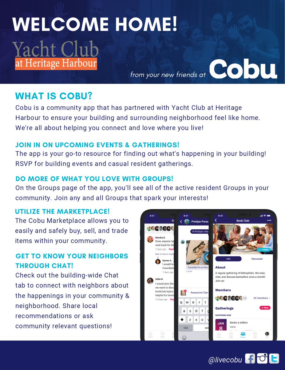 Yacht Club At Heritage Harbour tweet media