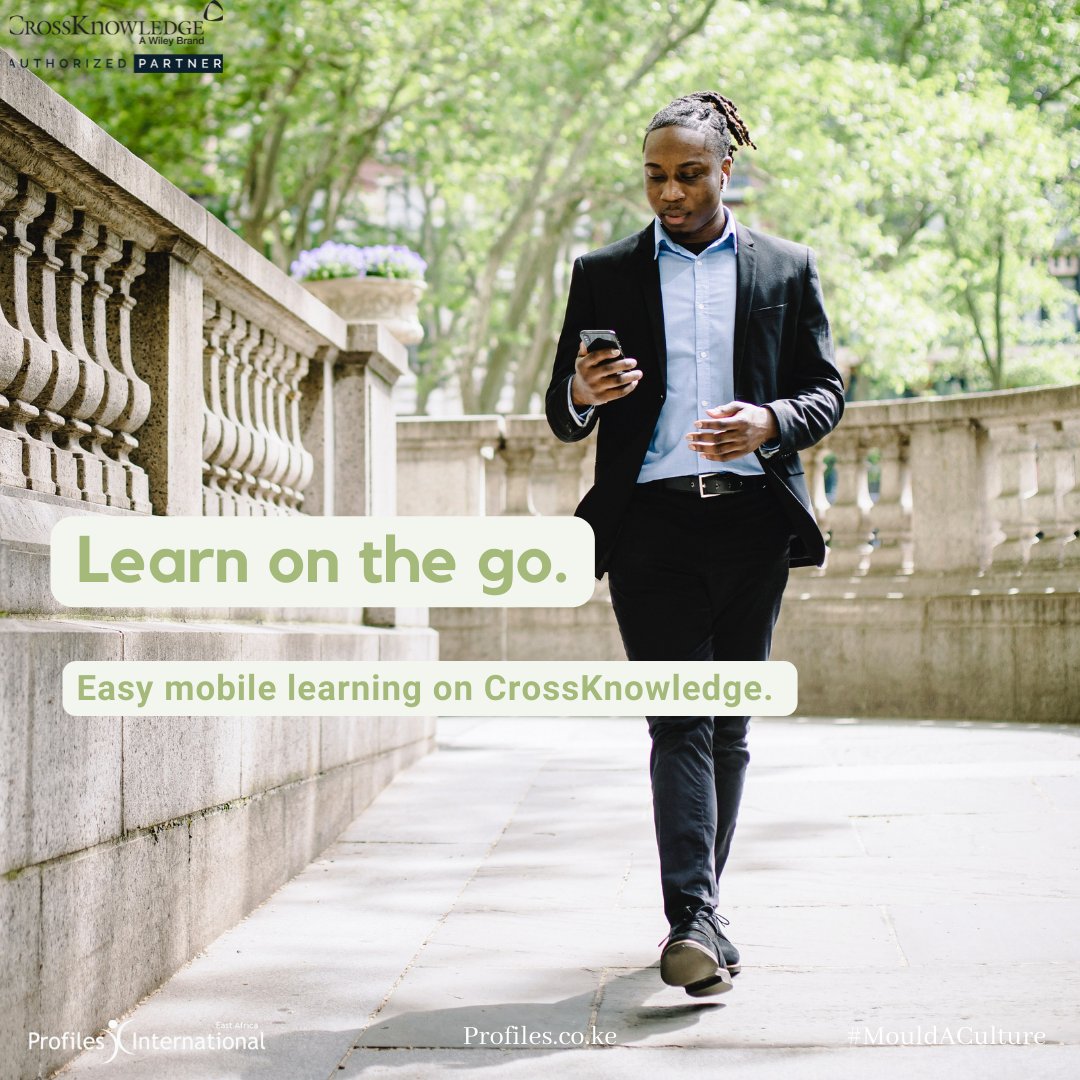 ProfilesIntlEA's tweet photo. There's always time to improve your skills. Digital Learning at your convenience .
#Crossknowledge #DigitalLearning #MouldACulture https://t.co/HJxhVsLoKB