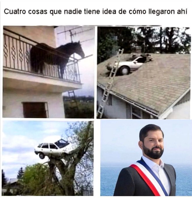 Misterio, estigma. 4 cosas que llegaron ahí y nadie sabe cómo cresta llegaron, mmmm🤔🤔🤔🤔
<a href="/Equipo_Patriota/">Team🇨🇱Patriota</a> <a href="/joseantoniokast/">José Antonio Kast Rist 🖐️🇨🇱</a> <a href="/Jou_Kaiser/">Johannes Kaiser. Diputado por el distrito 10</a> <a href="/melnicksergio/">Sergio I. Melnick</a> <a href="/Girealaderecha/">Gire a la Derecha</a> <a href="/marapoquindo3/">MarApoquindo3</a> <a href="/InfoDataBase7/">Frederick ✴️ Interlogix - Podcast Ciudadano 🌐</a>