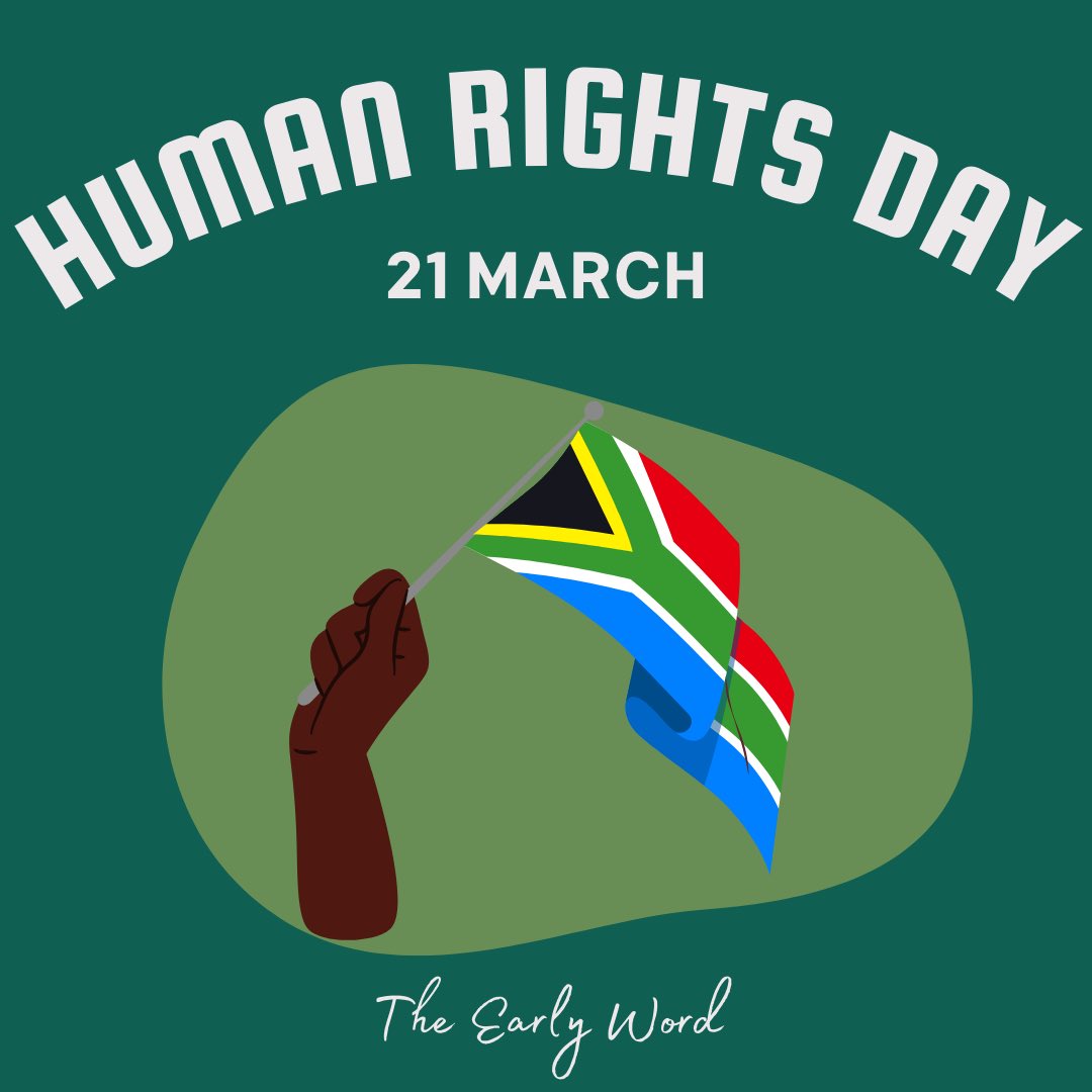 theearlyword's tweet photo. Happy Human Rights Day South Africa 🇿🇦 we hope everyone has enjoyed their long weekend 🖤

Human rights are rights that everyone should have simply because they are human.

#humanrights #humanrightsday #humanrightsday2022 #southafrica #knowyourrights #sharpeville https://t.co/TC7AzoRkP8