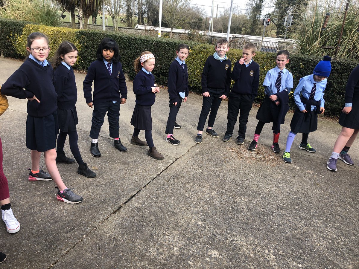 brureens's tweet photo. #InclusionAtEveryAge #RockYourSocks2022 @DSLimerick 3rd class rocked their socks today https://t.co/X00PLHrO50