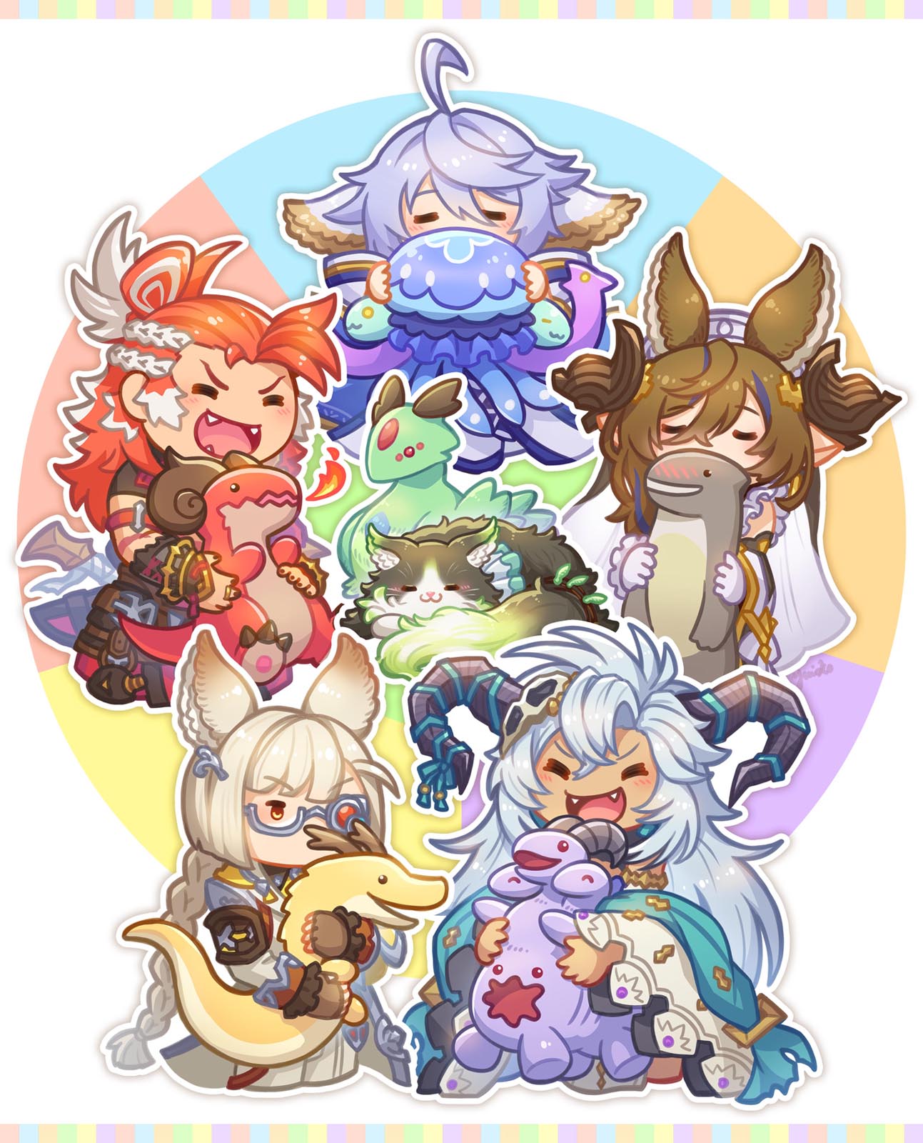 Amazon.co.jp: グラブル ゆる六竜マスコットチャーム ガレヲン