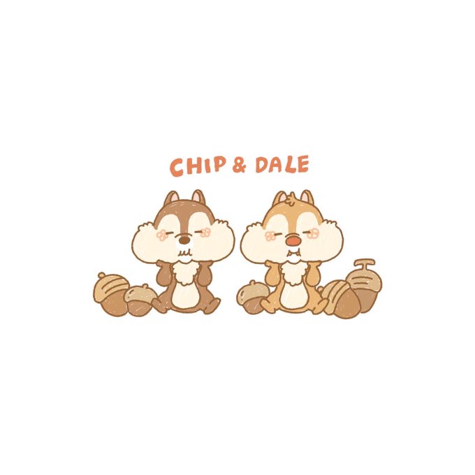 チップとデールのtwitterイラスト検索結果