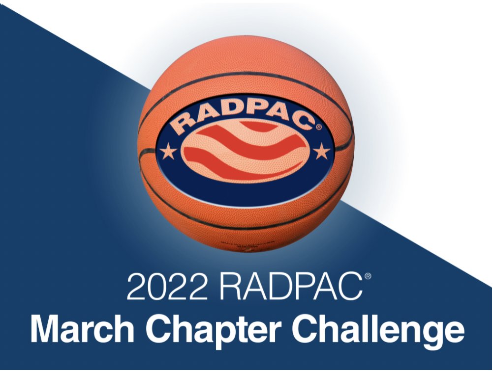 CalRadSociety's tweet photo. It is now WEEK 4 of @RADPAC’s #marchchapterchallenge! Thanks to all who have stepped up to get us this far! Now, let’s step up the full court press and win this challenge! https://t.co/oKVDd4nJ26 #radonc #medtwitter #radres #radvocacy #radiology https://t.co/GsmJ7MnAwn