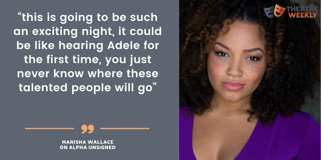 theatre_weekly's tweet photo. Interview: Broadway and West End star Marisha Wallace, who has just been cast in Oklahoma! at the Young Vic, will headline the Grand Final of Alpha Unsigned this week at the Indigo O2 @alphaunsigned @marishawallace https://t.co/hT2og5K9wh https://t.co/mBSdRjMDoj
