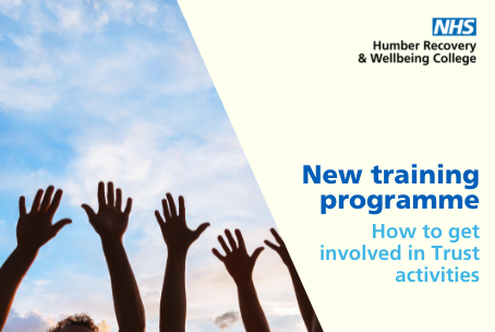 HumberNHSFT's tweet photo. Our @HftRecoveryCol training programme ‘How to get involved in Trust activities’, hosted by our Patient and Carer Experience team, is available now for registration.
Learn more: https://t.co/3Hmn2Pa6Fk https://t.co/mVad08V1Ga
