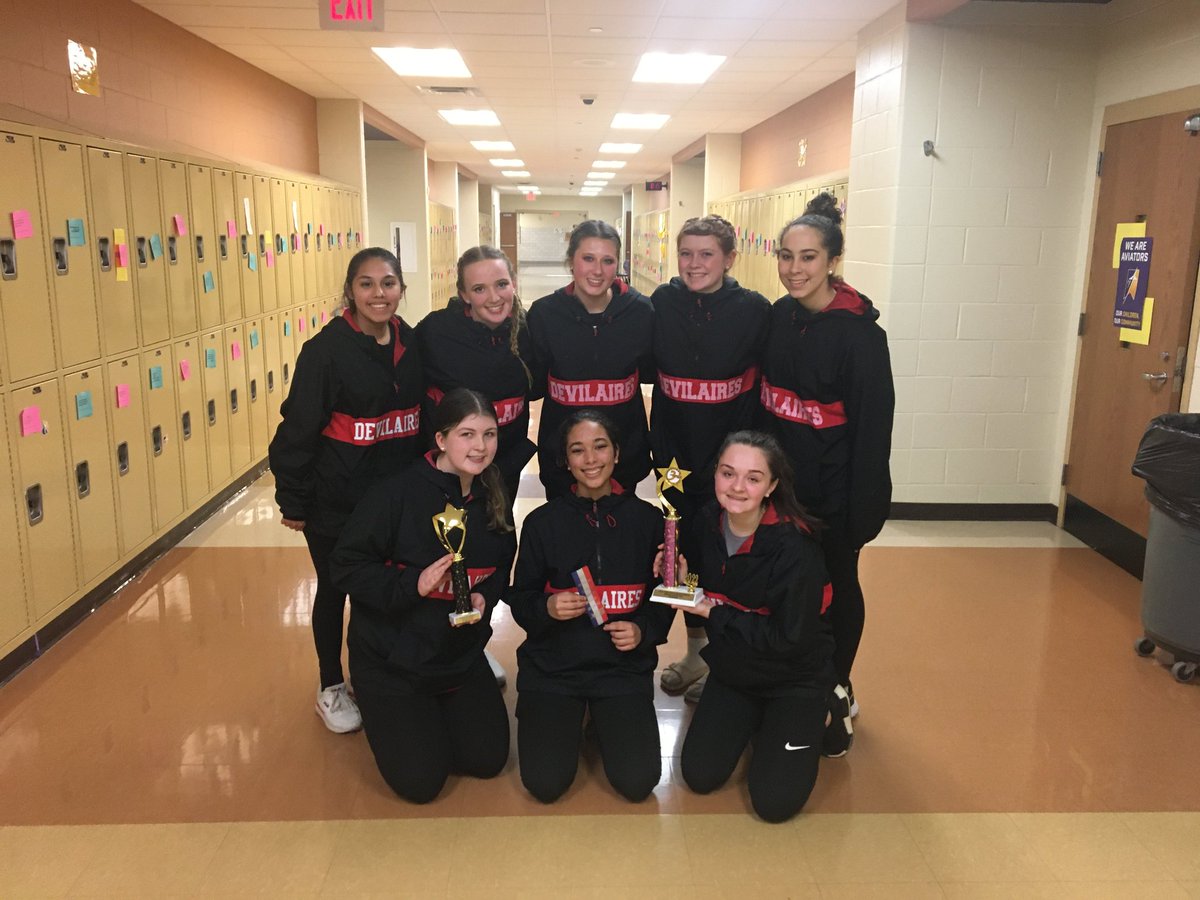 Congrats to the Devilaires for taking 3rd place in Jazz and 4th place in Lyrical.  Samantha Benson and Alaura Turner took home individual awards.