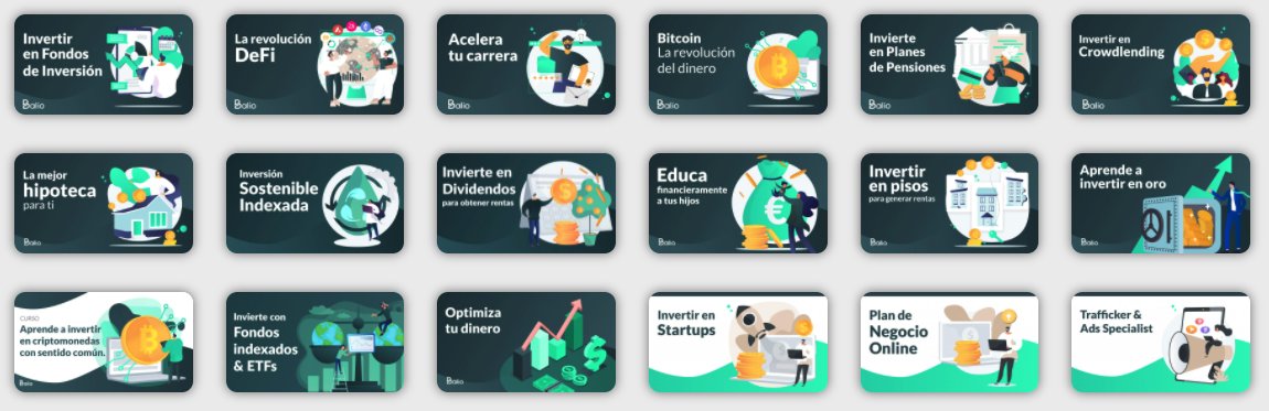 Casi se nos pasa... ¡pero no!

Regalamos 7 cursos de inversión y Finanzas Personales.

Para participar:
1️⃣ ❤ y RT
2️⃣ Sigue a <a href="/balio/">Balio</a>
3️⃣ Menciona a un amigo

7k seguidores = 7 premios = 7 ganadores 🏆

⏰ Cerramos en 72h

Algunos de los cursos a elegir 👇