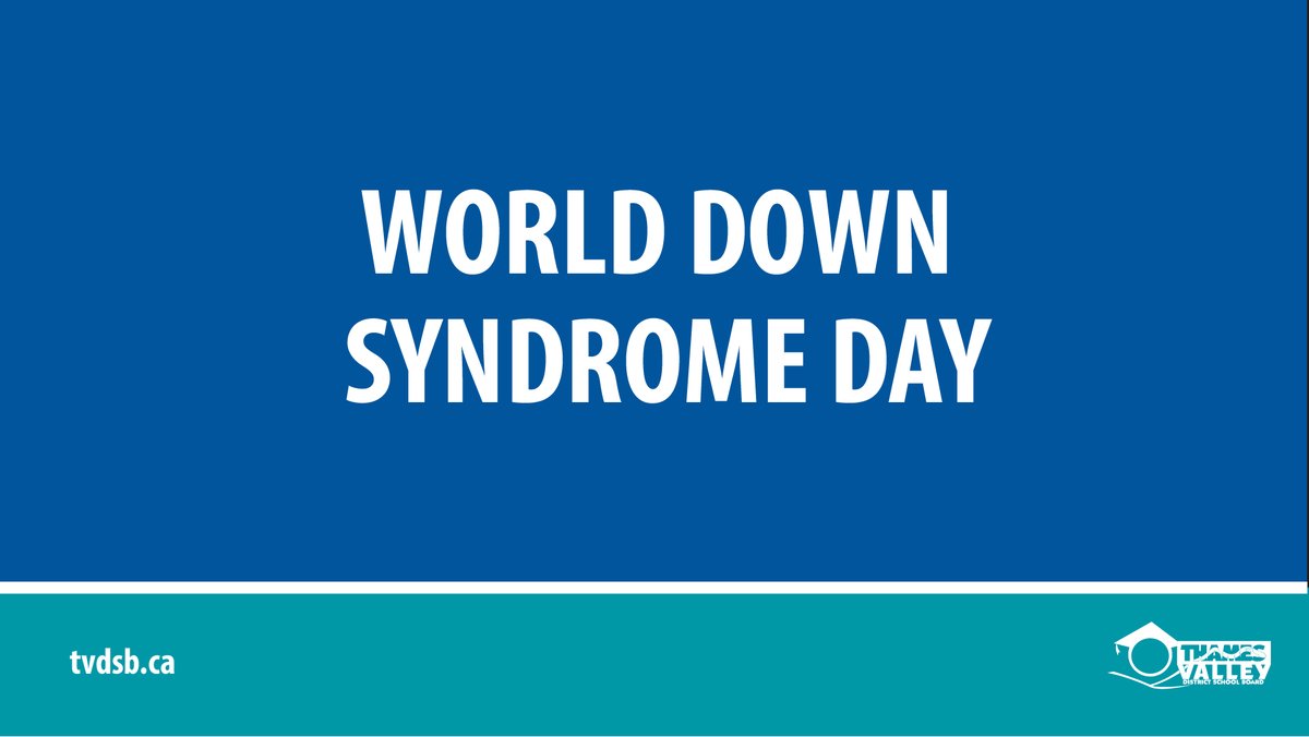 Today is World Down Syndrome Day, an opportunity to create and raise public awareness about down syndrome. Visit the World Down Syndrome Day website to learn more! worlddownsyndromeday.org/about-wdsd