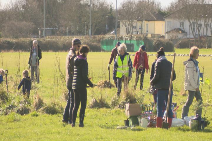 RTENationwide's tweet image. We visit Baldoyle in Dublin to meet those who are planting trees as part of the @EasyTreesIE campaign to get one million trees planted by early 2024 on #RTENationwide this evening, Monday 21st March @RTEOne 7pm @rte @3CounciI @coilltenews @Dept_ECC #TreeWeek @changebydegrees RT