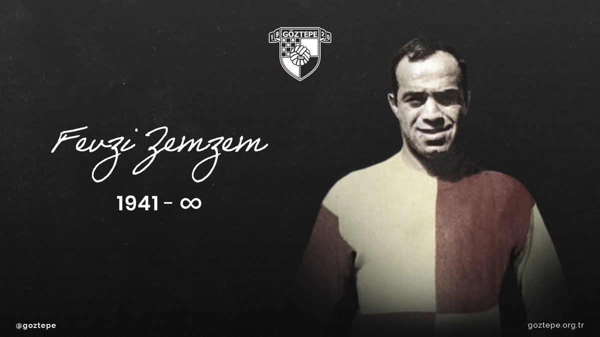 Türk Futbolunun ve kulübümüzün efsane ismi Fevzi Zemzem'i yarın saat 11.30'da Gürsel Aksel Stadyumu'nda son yolculuğuna uğurlayacağız. Efsanemizin naaşı öğle namazına müteakip Hocazade Camii’nden kaldırılacak ve Yukarıköy Narlıdere Mezarlığı'na defnedilecektir.

#FevziZemzem