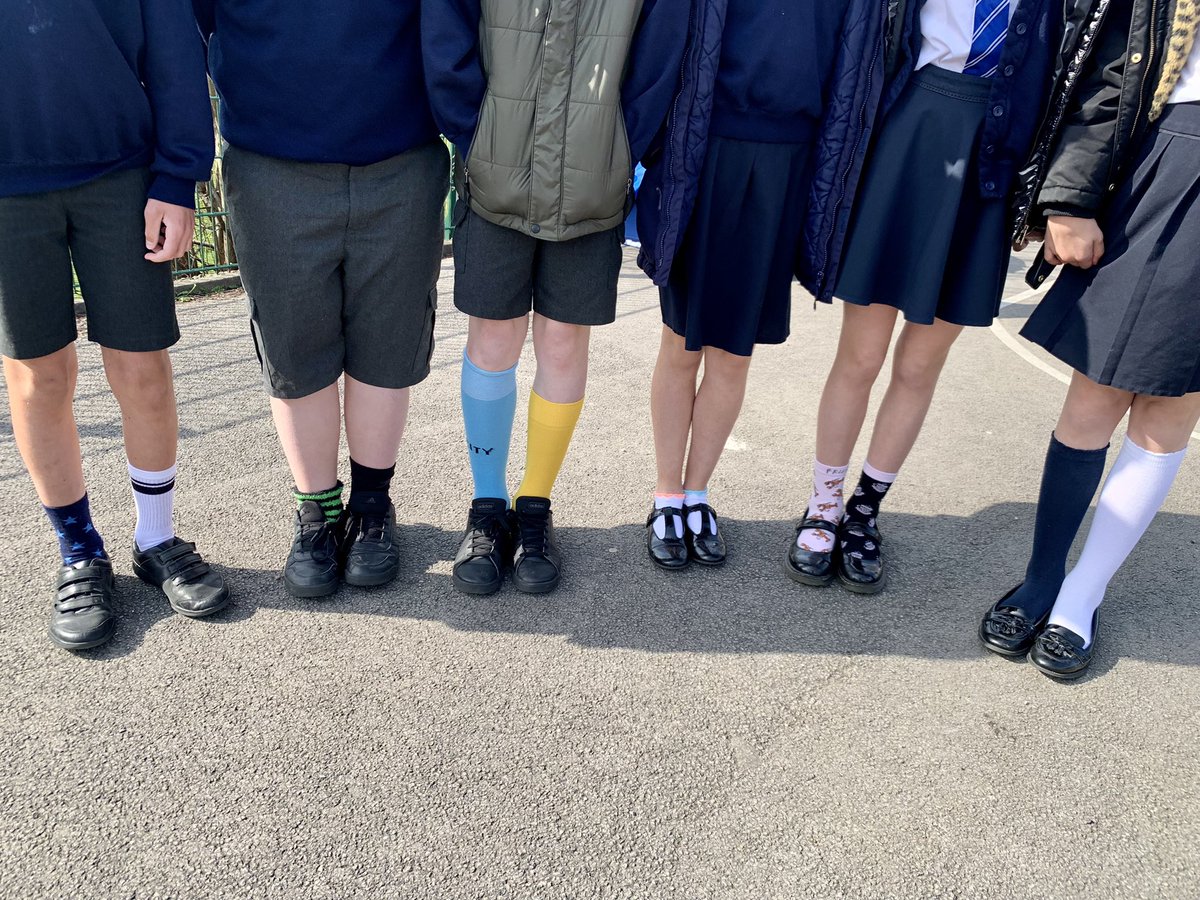 It’s wonderful to see so many pupils in odd socks today, to celebrate #WorldDownSyndromeDay
Well done everyone!🧦👏🏻😊