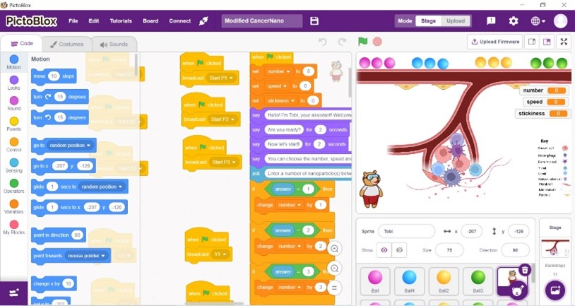 Today the team went into a school to talk about #Nanomedicine using presentations &amp; games - Precision: nanoparticle drug delivery boardgame and NanoparticleQuest: find the nanoparticle code to conquer the tumour (created via pictoblox) <a href="/theSTEMpedia/">STEMpedia</a> #nanoparticles #outreach #code