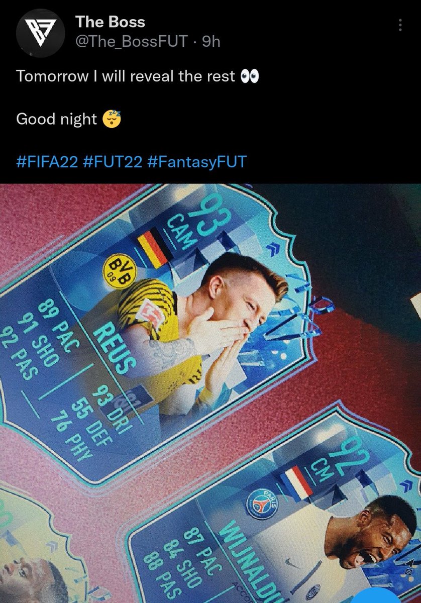 at_at_Username's tweet photo. @mason0872 @jace65324 @D4rkknight47 @The_BossFUT @SAF_gg @EASPORTSFIFA Taking a picture with a nokia 10 to make it look like its from Toronto HQ or wherever EA employee leaks come from. No #predicion there bro. Only 👀 and 😴 emojies
Of course real leakers use a bunch of these ✅👀🚨🔥✅👀👀🚨🚨✅🔥🔥 So fair play👍🏽
But still, why the nokia picture https://t.co/nv4XWNQbYd