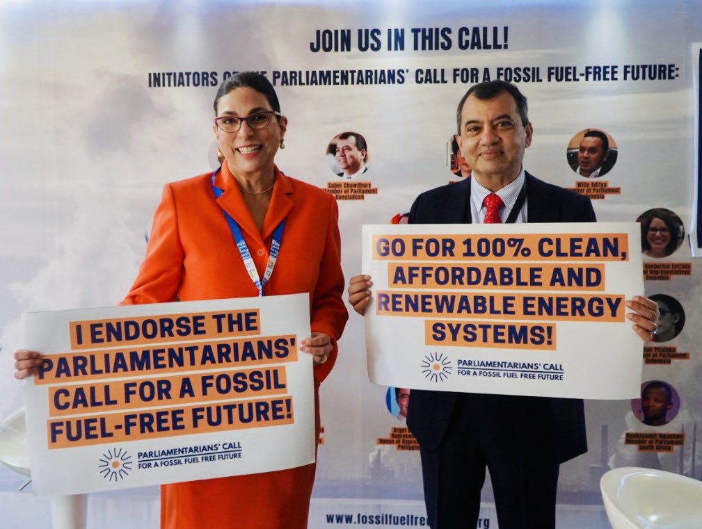 saberhc's tweet photo. We need your support and solidarity in realising a #fossilfuelfreefuture. Thank you @MarcelaGuerraNL. Visit us @ First Level of BICC #IPU144. @mpsfossilfree @IPUparliament https://t.co/LQmGEZGV0p