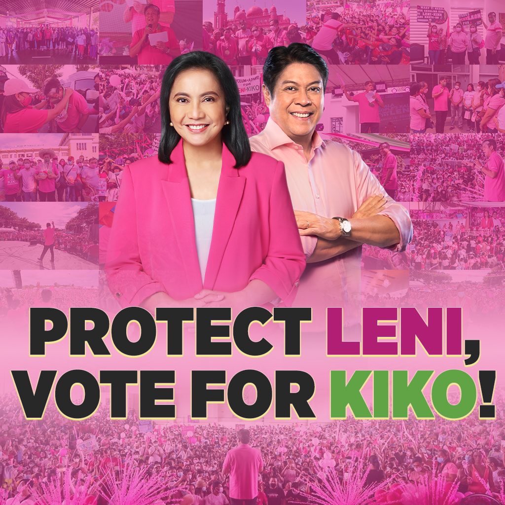 Minsan lang dumarating ang pagkakataon na pwede nong piliin ang tama nang walang duda. Tara, #LeniKikoNa! #LeniKiko2022