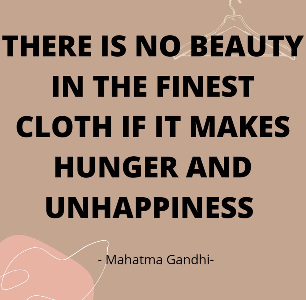 SlowStyle6's tweet photo. Powerful words said by a powerful man!🙌🙌

#MahatmaGandhi #Ethicalfashion #fastfashion #environment #clothes #sustainable #NoSpaceForWaste https://t.co/di90l2aqw3