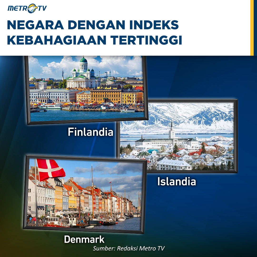 Metro_TV's tweet photo. Setiap 20 Maret diperingati sebagai Hari Kebahagiaan Internasional. Apa makna sebenarnhya dari Hari Kebahagiaan Internasional dan bagaimana cara selebrasinya?

Streaming 24 jam di kanal youtube "metrotvnews".

#MetroSiang #HariKebahagiaanInternasional #ChooseToHelp https://t.co/h9CpUH1q9y