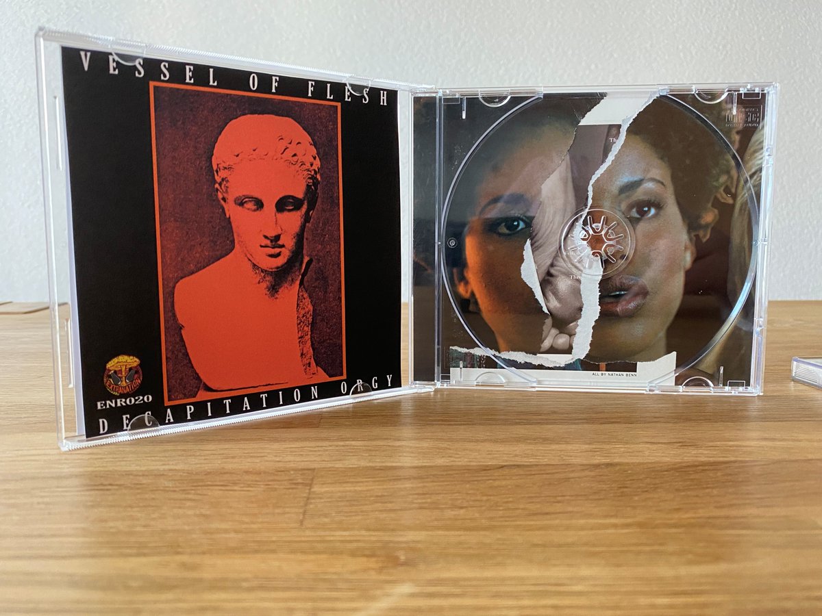ExtranationRecs's tweet photo. Out Now!

ENR020 Vessel Of Flesh - Decapitation Orgy
https://t.co/8w9CbjGW6E

Homemade CDr comes with a double sided analog collage. 
Each collage will be unique, so every copy will be completely different.

#ENR020 #ExtraNationRecords #vesselofflesh #homemade #cd #analog #noise https://t.co/4YCWXQsXlz