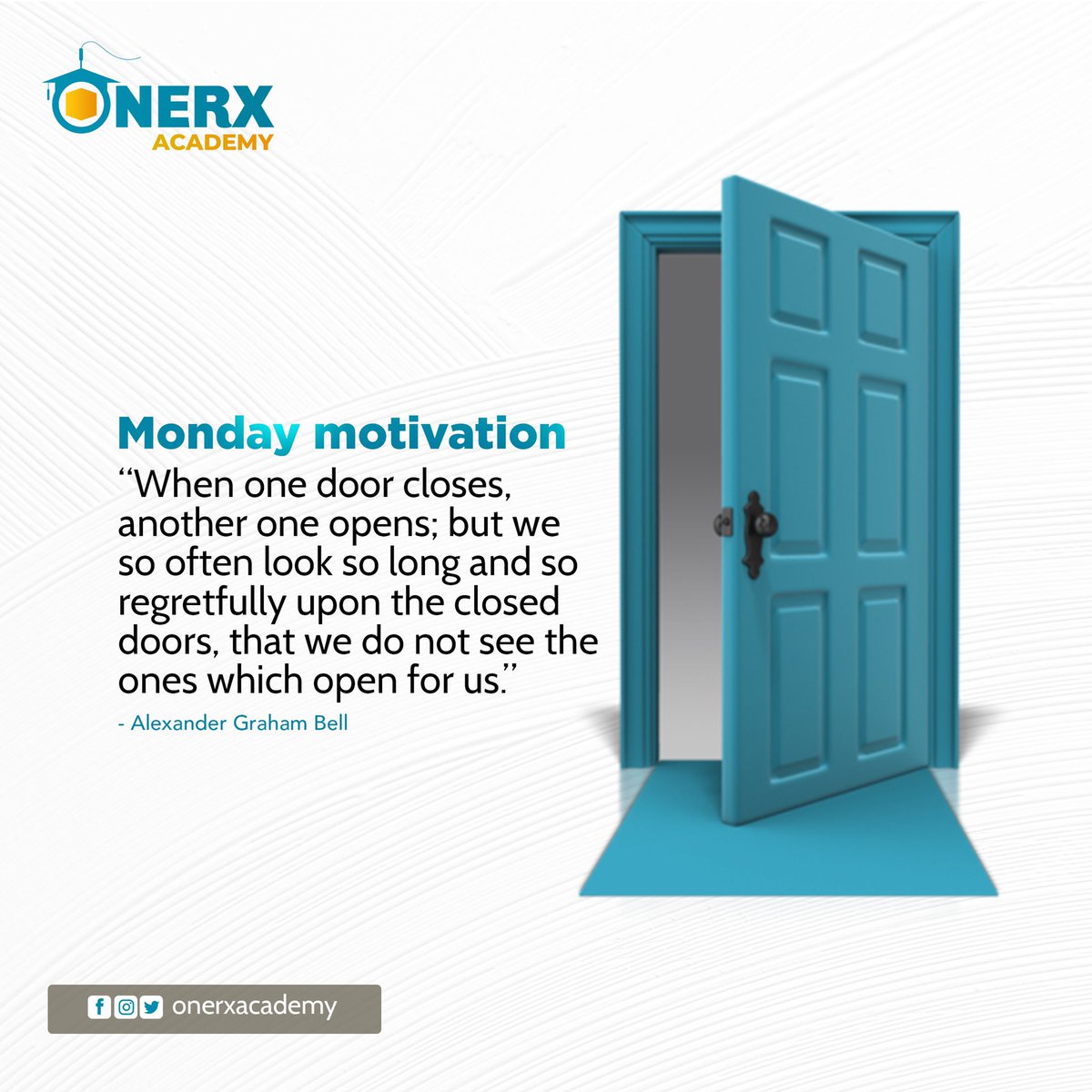 onerx_ng's tweet photo. Open minds lead to open doors, old ways won't open new doors!!! It’s Monday and onerx wishes you a fruitful week ahead!
#MondayMotivation #DigitalMarketing #onerx #Africa #pharmacy #explore https://t.co/pNkoFPWeF0