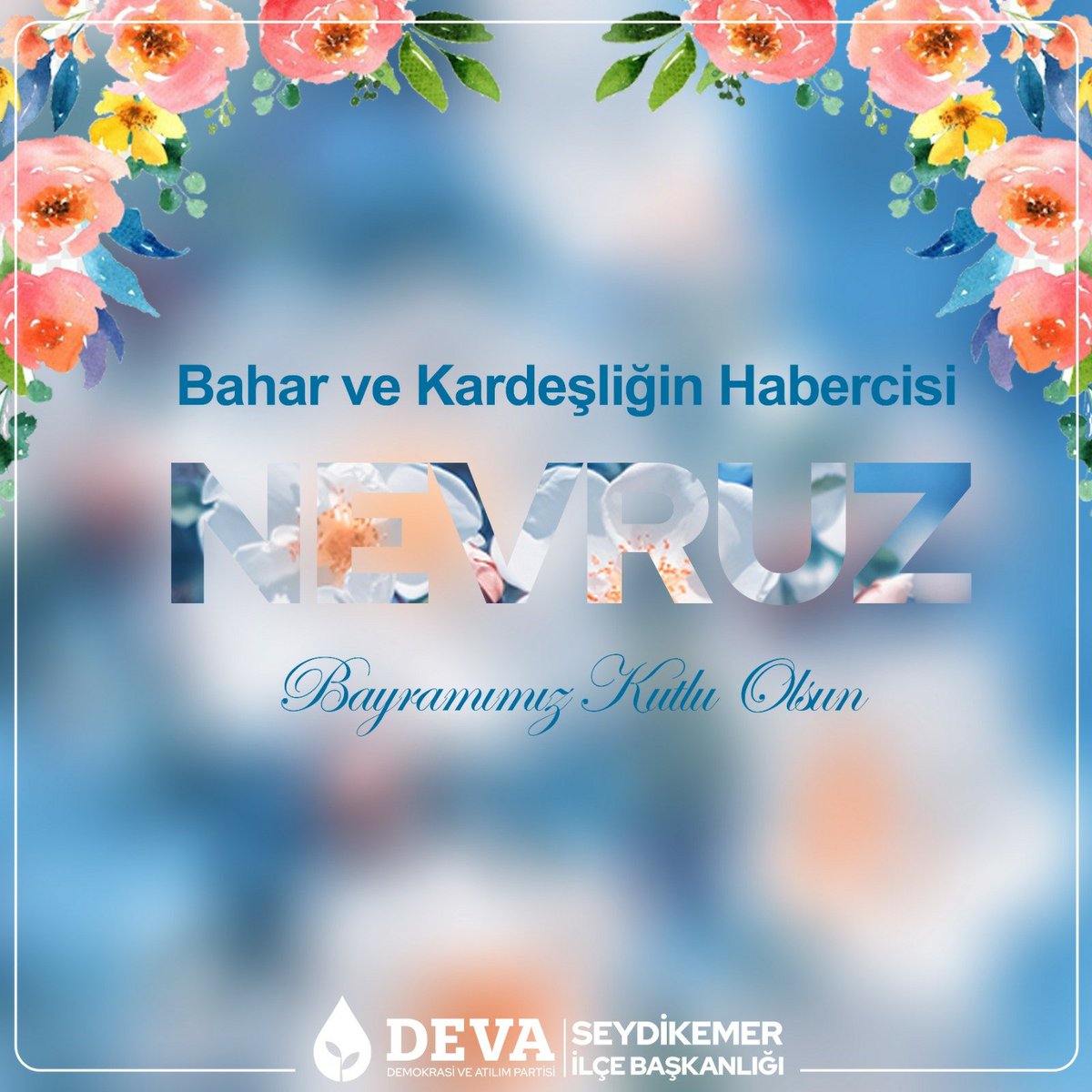 Yeni başlangıçlara, barışa, sevgiye, kardeşliğe vesile olması dileğiyle #Nevruz kutlu olsun.