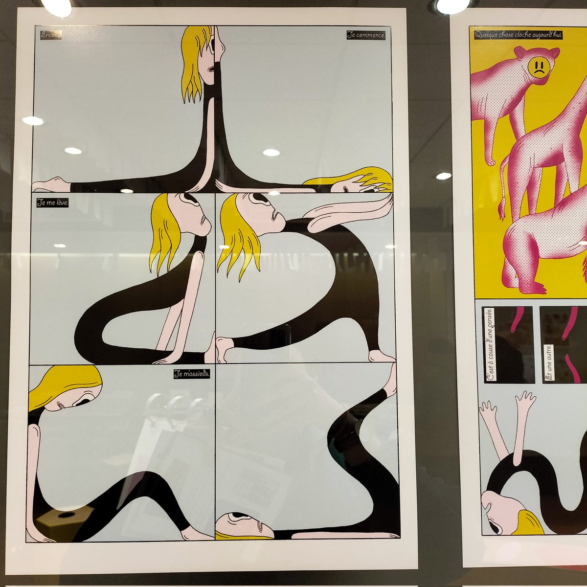 yeswecandy's tweet photo. #FIBD2022 jour 4 : pavillon UNESCO ville créative, autrice polonaise Katarzyna Zawadka / messages pour l'Ukraine / expo Willem au #offofoff @bdangouleme @VilleAngouleme https://t.co/H1KJLPlDWB