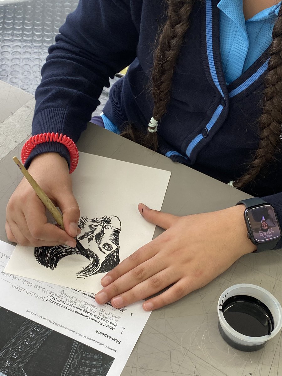 Shakespeare week in Art. Yr7 Nib Pen and Ink studies exploring Line, Tone and Shape. Really well done 7YC. You’ve made Shakespeare look just a little bit better! <a href="/BSAKart/">BSAK Art</a> <a href="/BSAKAbuDhabi/">BSAK Abu Dhabi</a> <a href="/BSAKenglish/">BSAK English</a>
