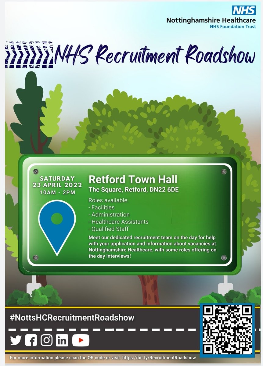 MeaganMcnaneyN1's tweet photo. Rampton Hospital Recruitment Event! Come and learn about our award winning hospital and hear different staff experiences on 23rd April 2022 @NottsHealthcare @NottsHCPeople @NottsHCNursing @equalnotts https://t.co/COs6hz0b98