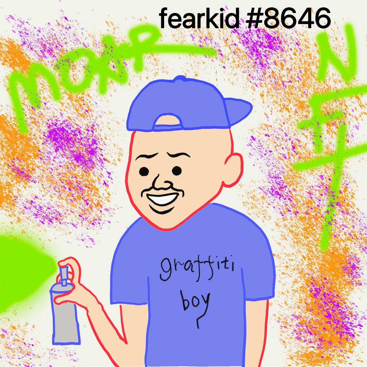 Fearkid8646's tweet photo. Hello, this is my 3rd Illustration "graffiti boy". I hope I can get the white list!🤲😁
Discord ID: fearkid #8646 @fwenclub @sirjoancornella #joancoloringWL https://t.co/OQfKQdgNiq