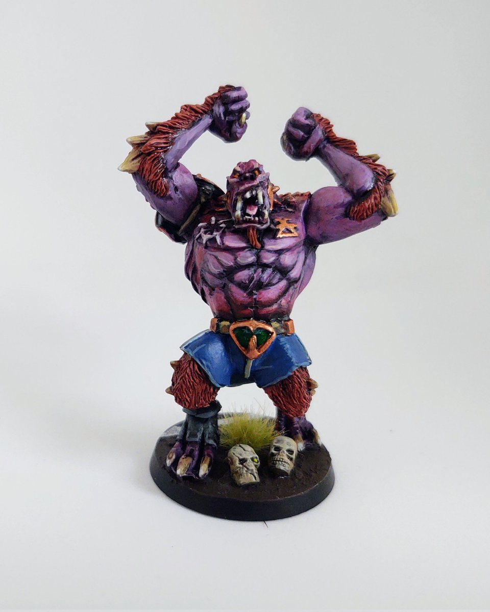 Goblin_Guild's tweet photo. The Blood Spawn #goblinguild #bloodbowl #khorne https://t.co/WwZTSj6JBS