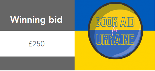 CaraHunterBooks's tweet photo. Thank you for bidding on the auction! And huge congratulations to @hayleyemmasteed for a fabulous auction.

#BookAidForUkraine https://t.co/S34Ank8B79