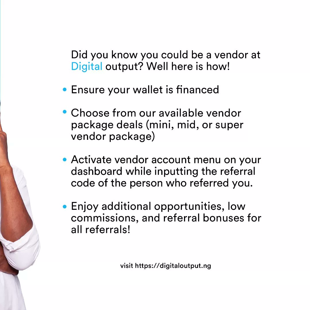digitaloutputhq's tweet photo. Ever wanted to be a vendor? Then this is for you!
#digitaloutput #easypayment #epayment #do #doityourself #finance #fintech https://t.co/4QMLkJ0LK5