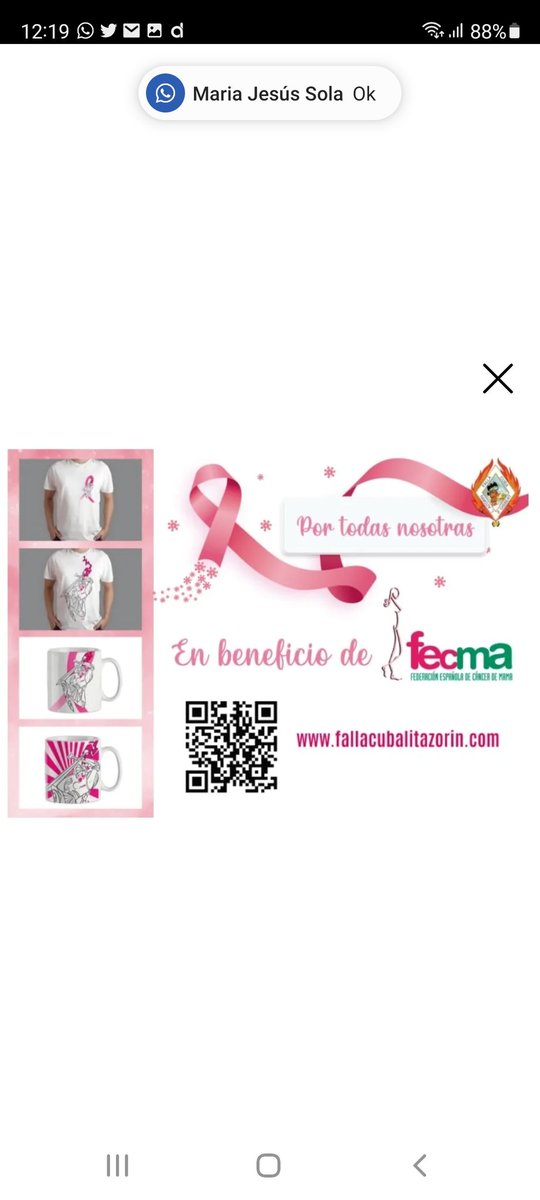 SarayAsociacion's tweet photo. 🙌La Falla Cuba, Literato Azorín, ha hecho una figura para una falla que ejemplifica la lucha contra la enfermedad y donarán  a #FECMA los fondos recaudados por el  mechandising que han hecho. 

🙌¡Gracias!

#Saray #cancerdemama  #fallacubaliteratoazorin
#gracias #solidaridad https://t.co/Dh7EsAdwn7
