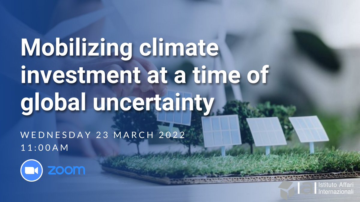 IAIonline's tweet image. Honoured to host @MafaldaDuarte (CEO @CIF_Action) this Wednesday to discuss challenges and opportunities of mobilizing #climateinvestment at a time of global uncertainty with key stakeholder and the general public in Italy.

Join us at 🕚11am!👉  bit.ly/36v1qOX