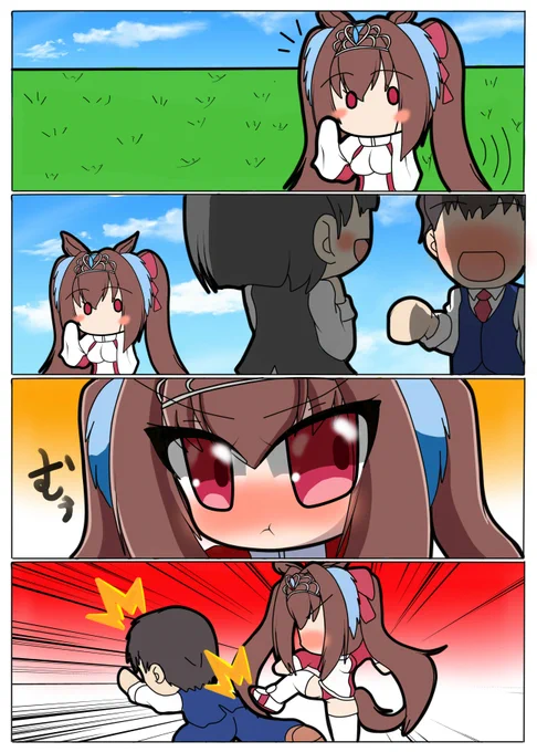 今週は月曜日絵(┃ヮ┃ э )Эダスカちゃんとトレーナー
#ウマ娘 
