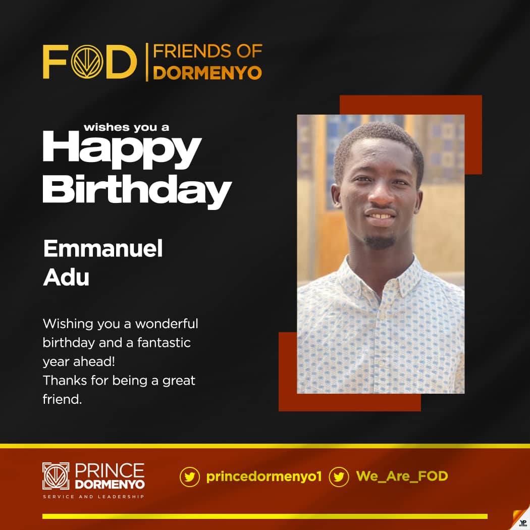 We_Are_FOD's tweet photo. Happy Birthday to these gallant men. God bless you for your support. We wish you the best of the day. 🎉❤🙏🏿

#WeAreFOD #KNUST https://t.co/KYsKaHD3Ty