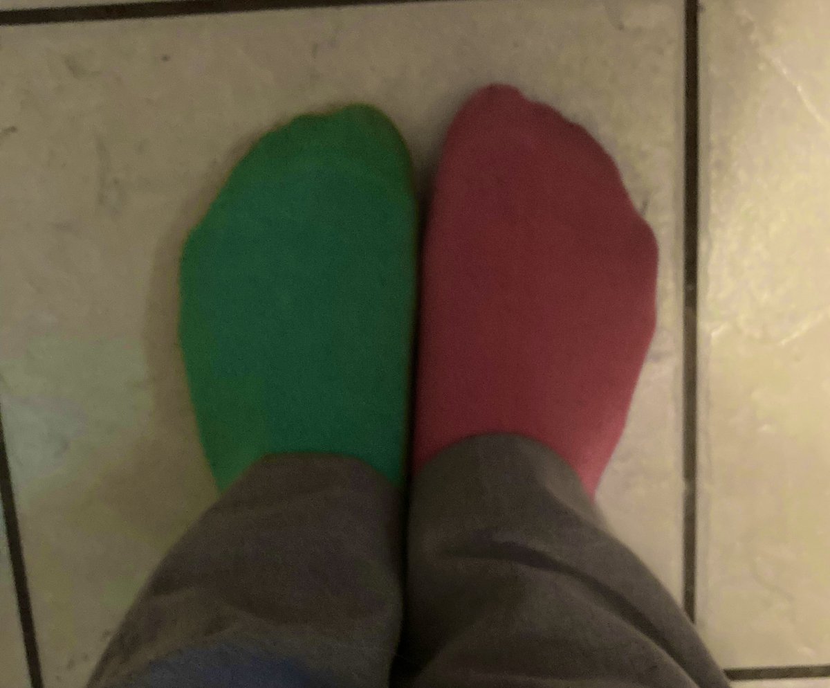 Wearing my mismatched socks for World Down Syndrome Day!