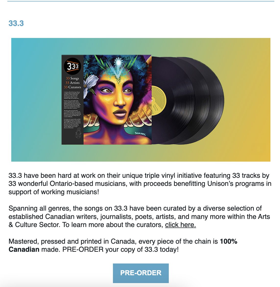 RPMpromotion's tweet photo. Check out this awesome project by @UnisonFund... preorder your copy today to help support #WorkingMusicians https://t.co/F3AXRIGfIG https://t.co/UF0cbNybym