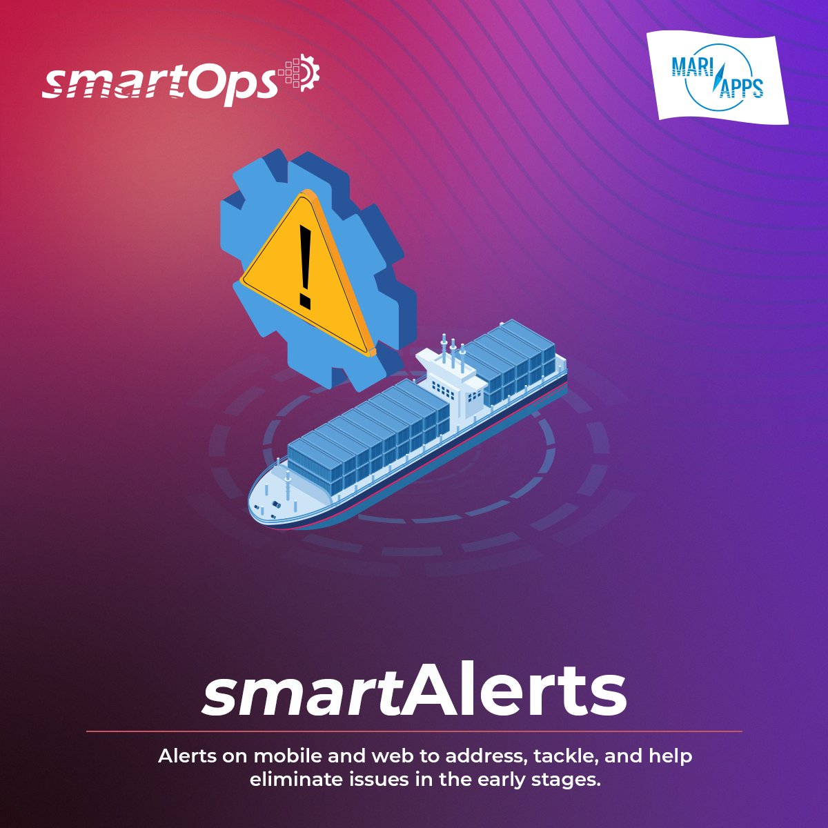 MariAppsMarine's tweet photo. smartAlerts analyzes and gives alerts/data points that reflect fleet performance, highlighting any concerns connected to vessel operations that require quick attention.
Read more https://t.co/HbA1qR7MDe

#smartOps #mariappsmarinesolutions #mariapps #maritimedigitalsolutionsuite https://t.co/uxzyfOGGRy