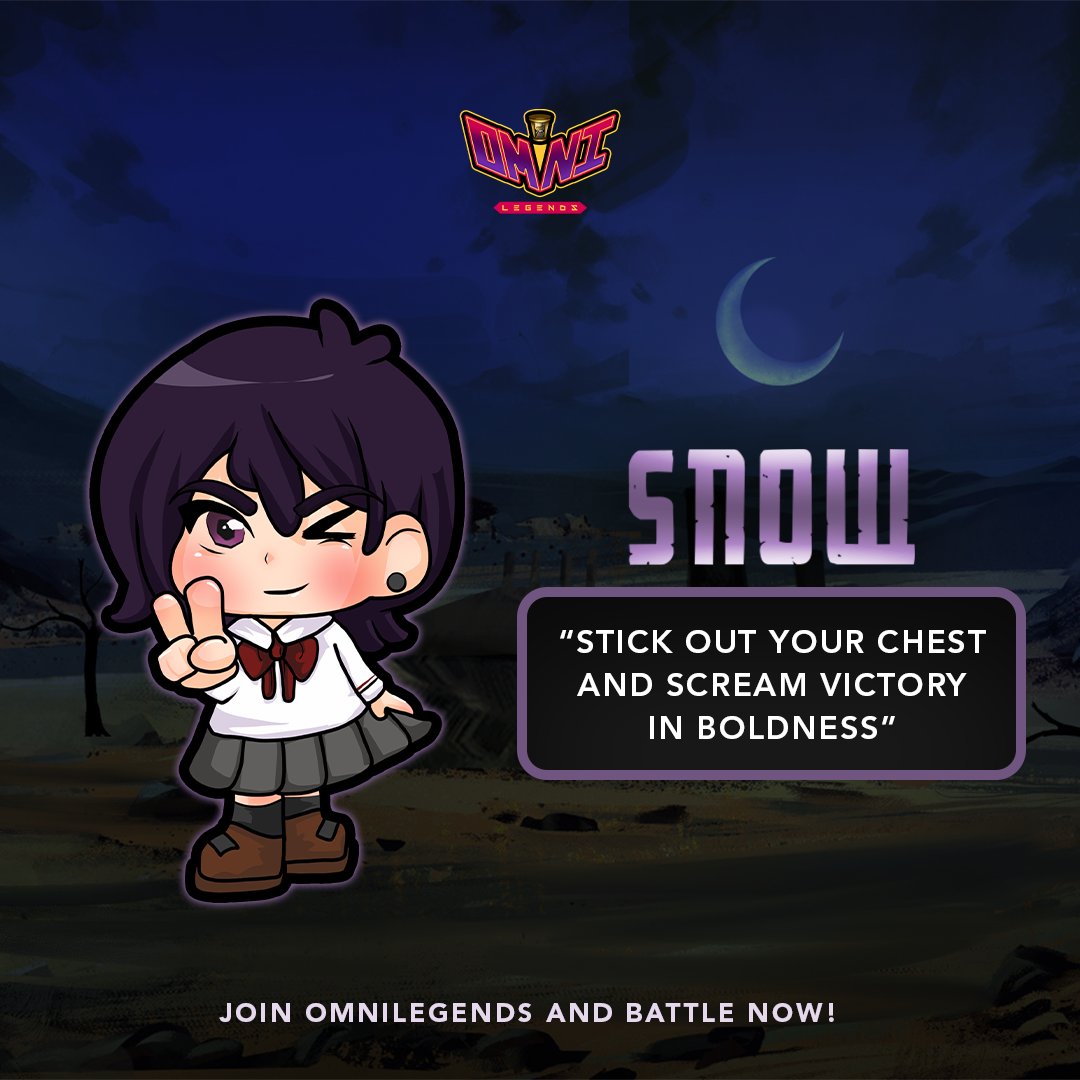 OmniLegendsGame's tweet photo. LOOK OUT FOR SNOW! βοΈ
Feel the cold breeze creep in as SNOW shows off her strength during BATTLE in #OMNILEGENDS!
PLAY and EARN HIGHER REWARDS!
VIST, JOIN and PLAY here:
π£: https://t.co/Xl2sfWdgCX
π¬: https://t.co/yfW0umjDhy
#Omnicash #P2E #NFTGames #BeyondAll https://t.co/mxsn566Sqh