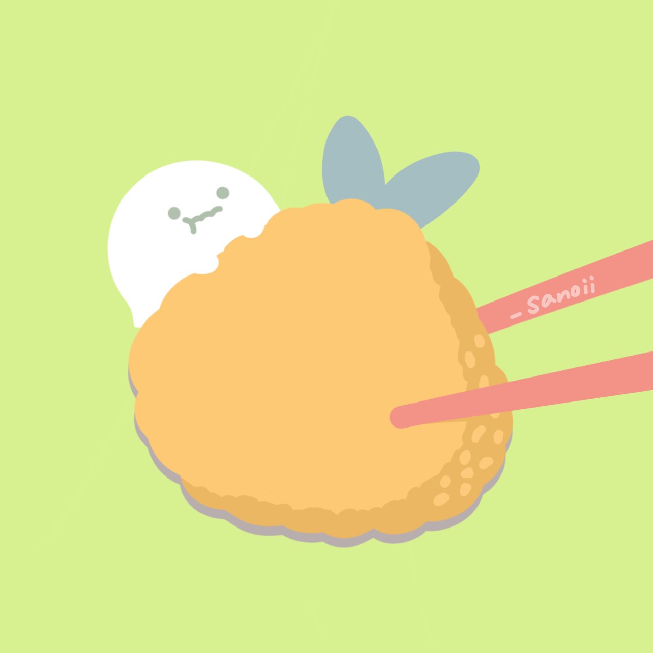 Twitter 上的 さのめめ アジフライ アジフライの日 アジフライ まるいおばけ おばけ ゆるい絵 ゆるいイラスト イラスト Illustration T Co 9iuqnyhrfq Twitter