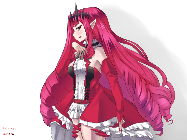 次回作FGOのCG集で使う
妖精騎士トリスタンの立ち絵でけました!
ラフを適当に描くと後で大変である(‾д‾) 