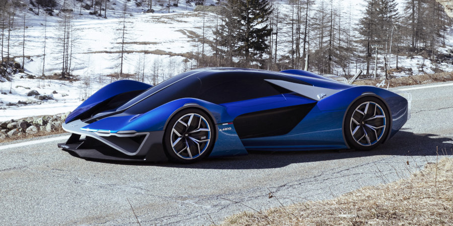 Autoesque's tweet image. A group of Masters students has designed the hydrogen-fuelled Alpine A4810 concept. 
bit.ly/ieda4810