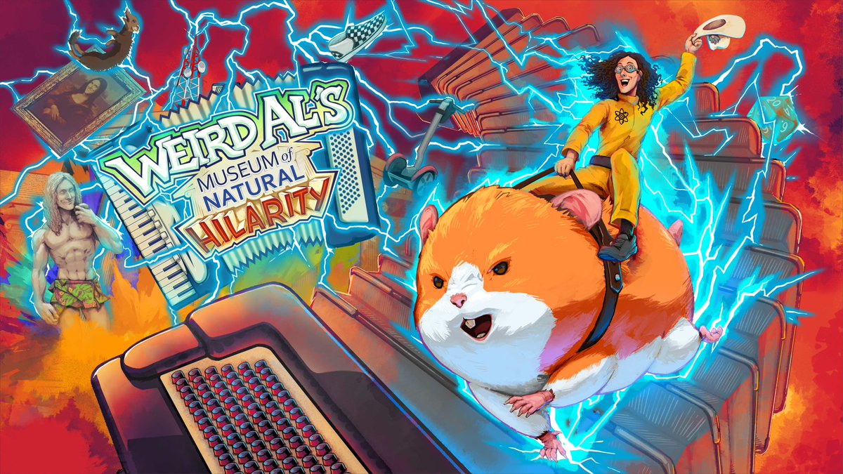 mandraws's tweet photo. Great to see Weird Al's Museum of Natural Hilarity in all its glory. Props to the Multimorphic team for making such a fun-looking game as well as Buffalo Pinball for putting on a great stream and talking up my art. https://t.co/BkWf14qFQT

#art #pinball #stream https://t.co/RsqCxTvckG