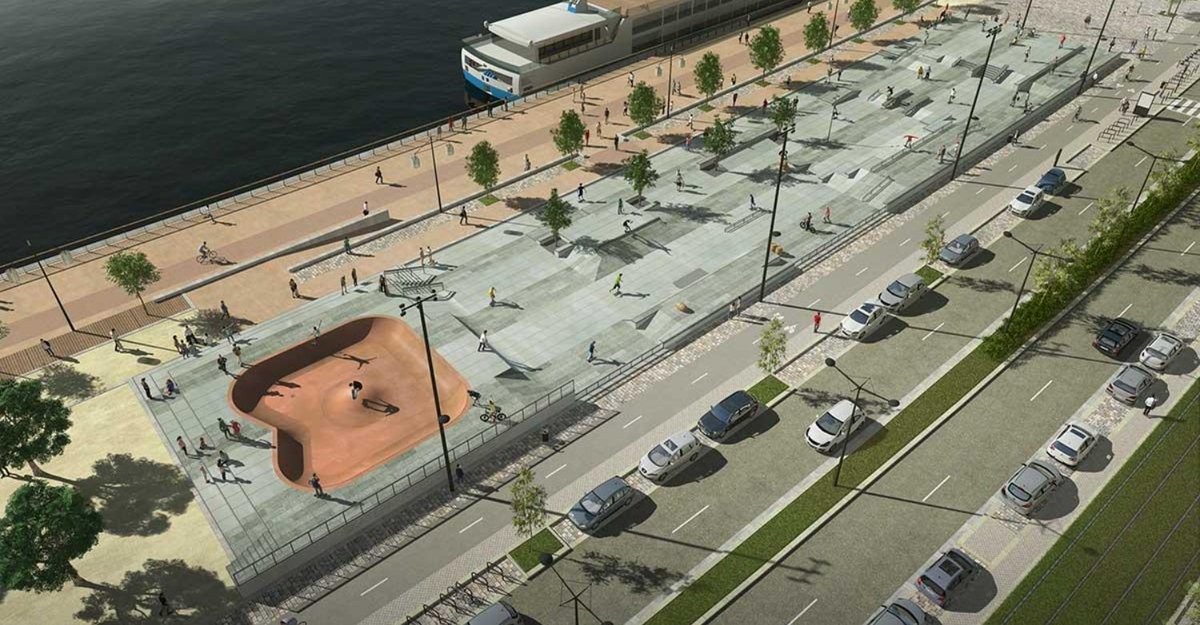 HazouardMathieu's tweet photo. Conférence de Presse de lancement des travaux de rénovation du Skate Park des Chartrons.

Un lieu emblématique de rendez-vous des amateurs et amatrices de glisse urbaine à @Bordeaux.

Et pour compléter : un futur bowl rive droite.

@FFRollerSkate 
#skateboarding #glisseurbaine https://t.co/VQdIz14lvG