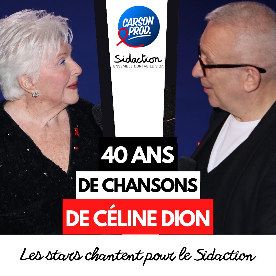 carson_prod's tweet photo. #CarsonProdxSidaction Rendez-vous samedi à 21:10 sur @France2tv pour une soirée très spéciale à l’occasion du week-end du Sidaction : Les stars chantent pour le Sidaction, 40 ans de chansons de Céline Dion 🌹 Faites vos dons dès maintenant au 110 ou sur https://t.co/kbXkYyMwaQ ⬅️ https://t.co/iezB4mn6q1